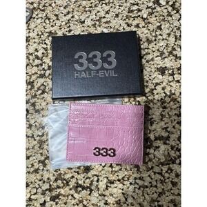 RARE HALF EVIL PINK CROCODILE CARDHOLDER ❤️✅ SHIPS ASAP